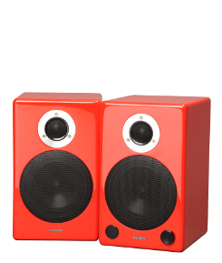 Epoz AktiMate Mini+ Speakers in red